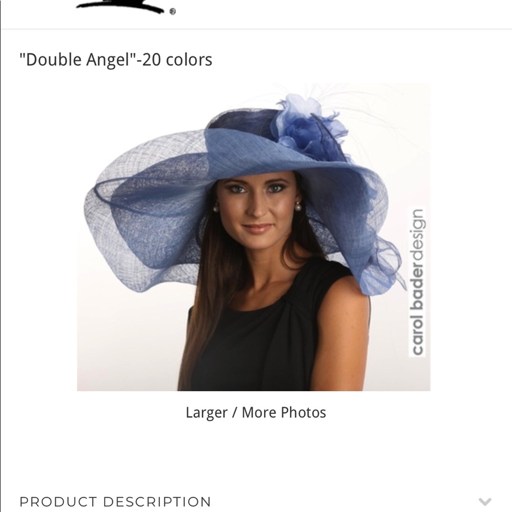 A Carol Bader Custom Hat Opening Day at the races